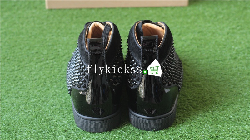 Christian Louboutin Flat Spikes Sneaker High Top